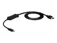 StarTech.com USB C to eSATA Cable - 3 ft / 1m - 5Gbp - For HDD / SSD / ODD - External Hard Drive Adapter - USB 3.0 to eSATA Converter (USB3C2ESAT3) - Lagringskontrol - SATA 6Gb/s - USB 3.0 - sort USB3C2ESAT3