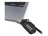 Compulocks Ledge Lock Adapter for MacBook Air 15" M2-M4 with Combination Cable Lock Silver - Sikkerhedspakke for system - kombinationslås MBALDG05CL