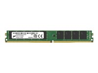 Micron - DDR4 - modul - 16 GB - DIMM 288-PIN - 3200 MHz / PC4-25600 - CL22 - 1.2 V - ikke bufferet - ECC - VMware vSphere Loyalty Program (VLP) MTA18ADF2G72AZ-3G2E1R
