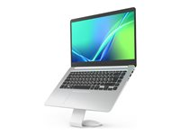 Compulocks Universal Invisible Core Counter Stand or Wall Mount - Monteringssæt (stativ) - 45° synsvinkel - for notebook / tablet - universal - låsbar - metal - hvid - skærmstørrelse: op til 40" - monteringsgrænseflade: 100 x 100 mm - vægmonterbar, disk 111WSMP01W
