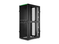 APC NetShelter SX Gen 2 - Rack kabinet - 1991 H x 750W x 1070D mm, med Sides - gulvstående - sort - 42U - 19" - TAA-kompatibel AR3150B2