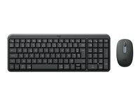 Logitech MK250 - Sæt med mus og tastatur - trådløs - Bluetooth LE - AZERTY - fransk - grafit 920-013549