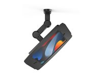 Compulocks iPad 10.2" Space Enclosure Swing Wall Mount - Indelukke - Anti-Theft - for tablet - låsbar - højglansaluminium - sort - skærmstørrelse: 10.2" - vægmonterbar, overflademonterbar, på disk - for Apple 10.2-inch iPad (7. generation, 8. generation, 9. generation) 827B102IPDSB