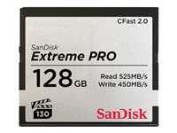 SanDisk Extreme Pro - Flashhukommelseskort - 128 GB - CFast 2.0 SDCFSP-128G-G46D