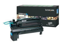 Lexmark - Særlig høj ydelse - cyan - original - tonerpatron LCCP, LRP - for Lexmark X792de, X792dte, X792dtfe, X792dtme, X792dtpe, X792dtse X792X1CG
