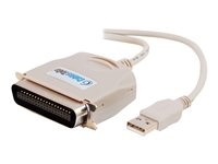 C2G USB to IEEE-1284 Printer Cable - Parallel adapter - USB - IEEE 1284 - beige 81626
