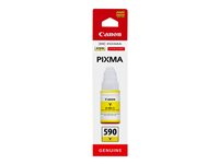 Canon GI 590 Y - 70 ml - gul - original - blækrefill - for PIXMA G1500, G1501, G1510, G2500, G2501, G2510, G3500, G3501, G3510, G4410, G4500, G4511 1606C001