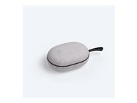 Meta - Hårdt hylster til virtual reality-headset - genanvendt filt - lysegrå, slate sort - for Meta Quest 3, Quest 3S SK-1000045-01