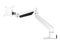 Compulocks Reach VESA Counter Top Articulating Double Jointed Monitor Arm in White - Monteringssæt (monitorarm, klemme til montering på skrivebord, VESA-monteringsbøjle) - artikulerende - for LCD display - hvid 660REACHW