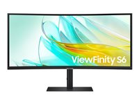 Samsung ViewFinity S6 S34C652UEU - S65UC Series - LED-skærm - kurvet - 34" - HDR LS34C652UEUXXE