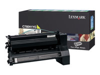 Lexmark - Højtydende - gul - original - tonerpatron LCCP, LRP - for Lexmark C780dn, C780dtn, C780n, C782dn, C782dtn, C782n, X782e C780H1YG