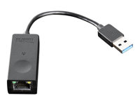 Lenovo ThinkPad USB 3.0 Ethernet adapter - Netværksadapter - USB 3.0 - Gigabit Ethernet 4X90S91830