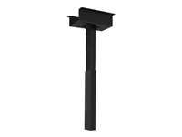 HI-ND Ceiling Mount and Telescope Pipe - Monteringssæt (til loftmontering, teleskopisk pæl) - for digital skiltning LCD-panel - pulverbelagt metal - sort - for P/N: CC4615-0101-02, CC5012-0101-02, CC5012-5001-02, CC7511-5001-02, CC7512-5001-02 CM3500-0101-02P