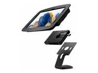 Compulocks Galaxy Tab A8 10.5" Space Enclosure Core Counter Stand or Wall Mount Plus Hub - Monteringssæt (vægmontering, indelukke, stativ) - for tablet - pulverbelagt metal - sort - skærmstørrelse: 10.5" - overflademonterbar - for Samsung Galaxy Tab A8 111B105GA8SBH01