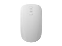 Active Key Medical AK-PMH3 - Mus - ergonomisk - 3-knapsrul - højre- og venstrehåndet - optisk - 5 knapper - trådløs - 2.4 GHz - trådløs modtager (USB) - hvid AK-PMH3OB-FUS-W