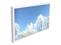 HI-ND - Monteringssæt (etui) - for fladt panel - hvid - skærmstørrelse: 43" - vægmonterbar - for Samsung QM43B-T WC4312T-0101-10