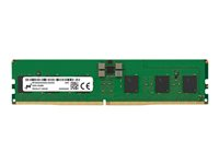 Micron - DDR5 - modul - 16 GB - DIMM 288-PIN - 4800 MHz / PC5-38400 - CL40 - 1.1 V - registreret - ECC MTC10F1084S1RC48BA1R