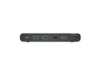 Belkin Universal Secure Single-Head - 2nd Generation - KVM / audio-switch - 4 x KVM / audio - 1 lokalbruger - desktop F1DN104KVM-UNN4