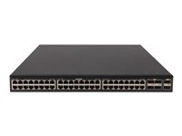 HPE FlexFabric 5710 48XGT 6QS+/2QS28 - Switch - L3 - Administreret - 48 x 1 Gigabit / 10 Gigabit SFP+ - monterbar på stativ JL586A