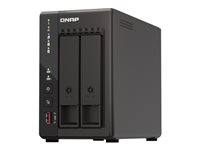 QNAP TS-253E - NAS-server - 2 bays - 8 TB - SATA 6Gb/s - HDD 4 TB x 2 - RAID RAID 0, 1, JBOD - RAM 8 GB - 2.5 Gigabit Ethernet - iSCSI support TS-253E-8G + ST4000VN006