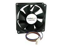 StarTech.com 80x25mm Computer Case Fan with PWM - Pulse Width Modulation Connector - computer cooling Fan - 80mm Fan - pwm Fan (FAN8025PWM) - Indsats med blæser - 80 mm - sort FAN8025PWM