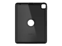 OtterBox Defender Series - Beskyttende kasse til tablet - grov - polykarbonat, syntetisk gummi - sort - 12.9" - for Apple 12.9-inch iPad Pro (4. generation, 5. generation) 77-83350