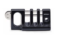 StarTech.com Peripheral Cable Anchor Lock, Keyboard/Mouse Cable Trap - Sikkerhedskabelanker - skrivebordsmonterbar - sort - TAA-kompatibel CABLE-ORGANIZER-LOCK