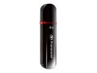 Transcend JetFlash 600 - USB flashdrive - 4 GB - USB 2.0 - rød TS4GJF600