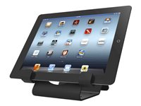 Compulocks Universal Tablet Holder with Keyed Cable Lock - Sikker bordstander for tablet - sort CL12UTHBB