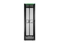 APC NetShelter SX Gen 2 - Rack kabinet - 1991 H x 600W x 1200D mm, med Sides - gulvstående - sort - 42U - 19" - TAA-kompatibel AR3300B2