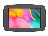 Compulocks Galaxy Tab A 10.1" Space Enclosure Wall Mount - Monteringssæt (vægmontering, indelukke) - for tablet - låsbar - højglansaluminium - sort - skærmstørrelse: 10.1" - monteringsgrænseflade: 100 x 100 mm - overflademonterbar, skyllemontering - for Samsung Galaxy Tab A (2019) (10.1 tommer) 1910GASB