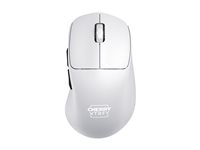 CHERRY Xtrfy M64 Pro - Mus - ergonomisk - optisk - 5 knapper - trådløs - 2.4 GHz - trådløs modtager (USB) - hvid CX-M64W-PRO-WHITE