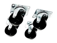 APC - Styrehjulspakke for system (pakke med 4) - for P/N: AR3106SP, SMX1000C, SMX1500RM2UC, SMX1500RM2UCNC, SMX750C, SMX750CNC, SRT5KRMXLW-TW AR7719