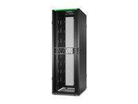 APC NetShelter SX Gen 2 - Rack kabinet - 2258H x 750W x 1070D mm, med sider - gulvstående - sort - 48U - 19" - TAA-kompatibel AR3157B2