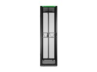 APC NetShelter SX Gen 2 - Rack kabinet - 2124 H x 600W x 1200D mm, med Sides - gulvstående - sort - 45U - 19" - TAA-kompatibel AR3305B2