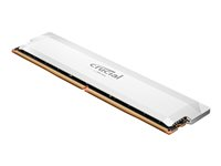 Crucial Pro - Overclocking Edition - DDR5 - modul - 16 GB - DIMM 288-PIN - 6400 MHz / PC5-51200 - CL38 - 1.35 V - ikke bufferet - ikke-ECC - hvid CP16G64C38U5W