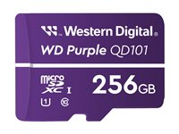 WD Purple WDD256G1P0C-85AEL0 - Flashhukommelseskort - 256 GB - UHS-I U1 / Class10 - microSDXC - lilla WDD256G1P0C-85AEL0