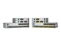 Cisco Catalyst 2960L-SM-48TQ - Switch - L3 - smart - 48 x 10/100/1000 (PoE+) + 4 x 10 Gigabit SFP+ - monterbar på stativ - PoE+ (370 W) WS-C2960L-SM-48TQ