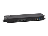 Eaton Tripp Lite series HDMI USB KVM Switch 4-Port 4K 60Hz HDR HDCP 2.2 IR USB Sharing - KVM / audio / USB switch - 4 x KVM / audio / USB - 1 lokalbruger - desktop B005-HUA4