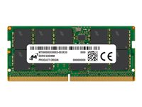 Micron - DDR5 - modul - 16 GB - SO DIMM 262-PIN - 5600 MHz / PC5-44800 - CL46 - ECC MTC10C1084S1TC56BR
