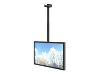 HI-ND - Monteringssæt (etui) - for fladt panel - landskab - sort - skærmstørrelse: 50" - loftsmonterbar CC5012-0201-02
