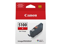 Canon PFI-5100 R - 14.4 ml - rød - original - hængekasse - blækbeholder - for imagePROGRAF PRO-310 6958C001