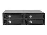 StarTech.com 4-Bay Mobile Rack Backplane for 2.5in SATA/SAS Drives - Hot Swap SSDs/HDDs from 5-15mm - Supports SAS II & SATA III (6 Gbps) - Lagringskabinet - 4 bays (SATA-600 / SAS-2) 0 - for P/N: SATBP125VP, SATSASBP125 SATSASBP425
