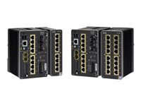 Cisco Catalyst IE3400 Rugged Series - Network Advantage - switch - Administreret - 8 x 10/100/1000 + 2 x Gigabit SFP - DIN monterbar på skinne - DC power IE-3400-8T2S-A