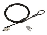 Kensington Slim NanoSaver 2.0 Keyed Laptop Lock - Sikkerhedskabelslås - ens nøgle - 1.8 m K65022L