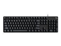 Logitech G G413 SE - Tastatur - bagbelyst - USB - QWERTY - nordisk (dansk/finsk/norsk/svensk) - tastkontakt: Tactile - sort 920-010436