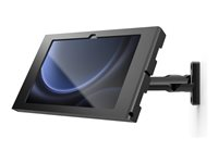 Compulocks Galaxy Tab S9/S9FE 10.9" Apex Enclosure Swing Wall Mount Black - Monteringssæt - svingarm, eksponeret front/bagkamera og sensorer - for tablet - låsbar - metalramme - sort - skærmstørrelse: 10.9" - vægmonterbar - for Samsung Galaxy Tab S9 FE 827B109GAPXB