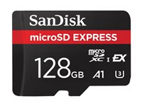 SanDisk Express - Flashhukommelseskort - 128 GB - microSDXC UHS-I SDSQXFN-128G-GN4NN