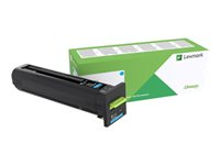 Lexmark - Højtydende - cyan - original - tonerpatron LCCP, Lexmark Corporate - for Lexmark CX820de, CX820dtfe, CX825de, CX825dte, CX825dtfe, CX860de, CX860dte, CX860dtfe 82K2HCE