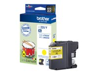 Brother LCLC22UY - XL - gul - original - blækpatron - for Brother DCP-J785DW, MFC-J985DW; INKvestment Work Smart MFC-J985DW, MFC-J985DW XL LC22UYBP